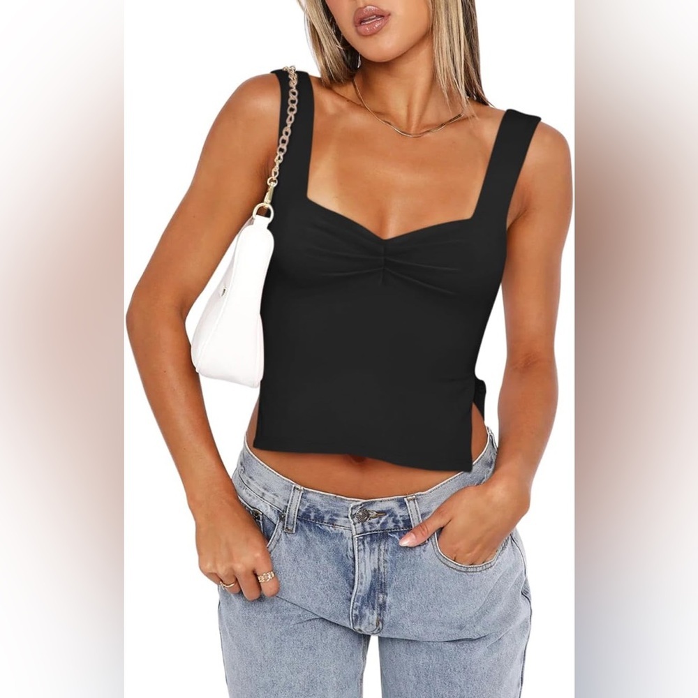 Y2K Sweetheart Cropped Cami